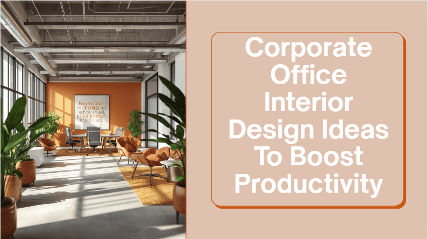 Corporate Office Interior Design Ideas to Boost Productivity