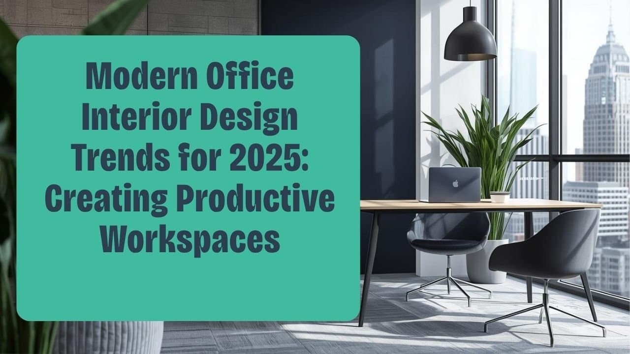 Modern Office Interior Design Trends for 2025: Creating Productive Workspaces